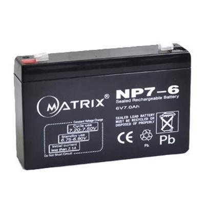 Батарея до ДБЖ Matrix 6V 7AH (NP7-6) - зображення 1