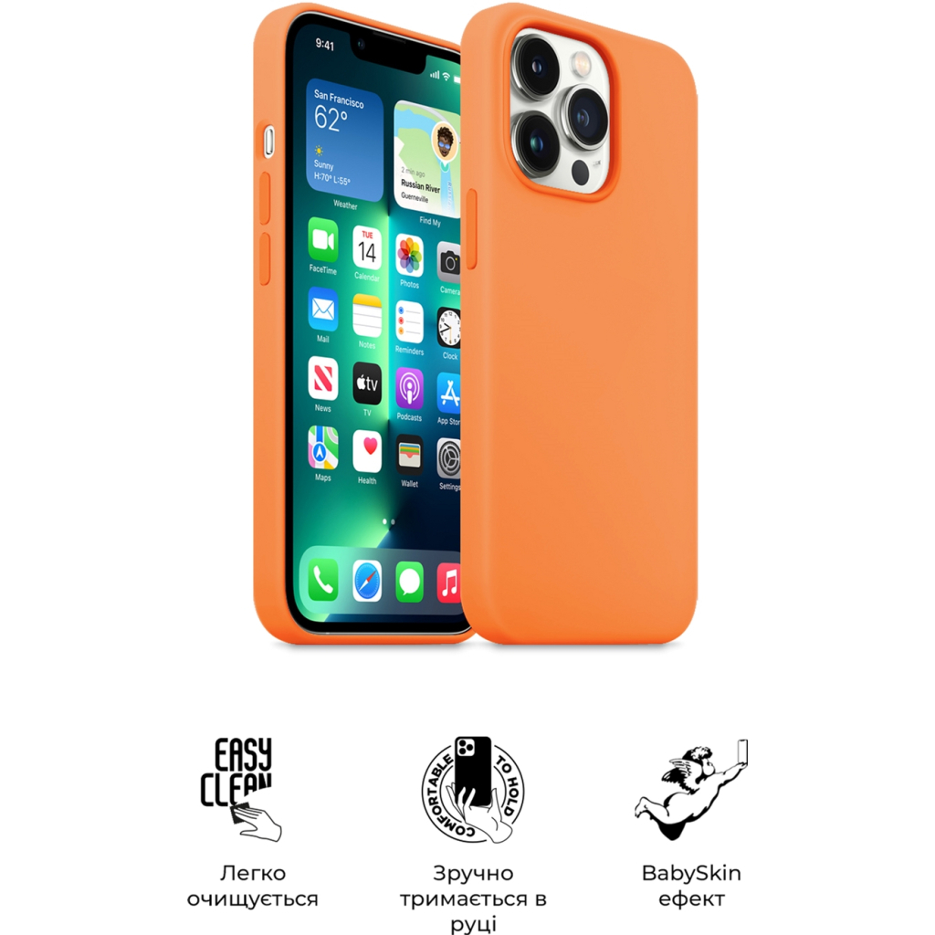 Чохол до мобільного телефона Armorstandart ICON2 Case Apple iPhone 13 Pro Marigold (ARM60490) - изображение 3
