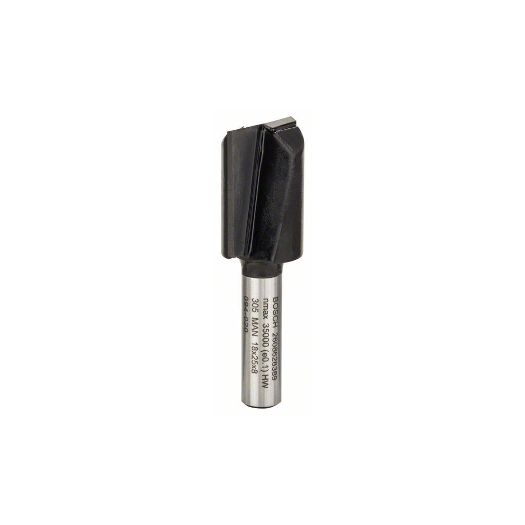 Фреза Bosch Professional пазова з двома лезами, Std, S8, D18, L25 (2.608.628.389) - зображення 2