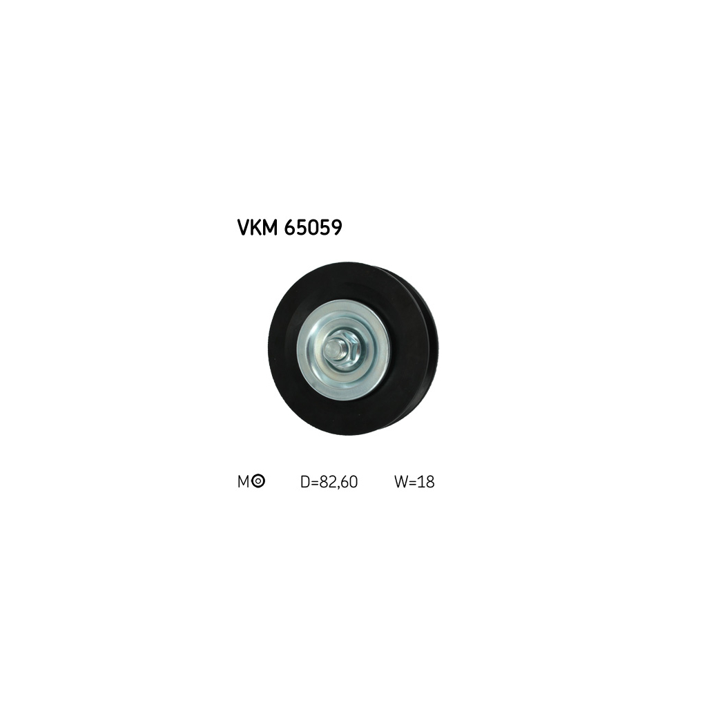 Натягувач ременя з роликом SKF VKM 65059 - зображення 1