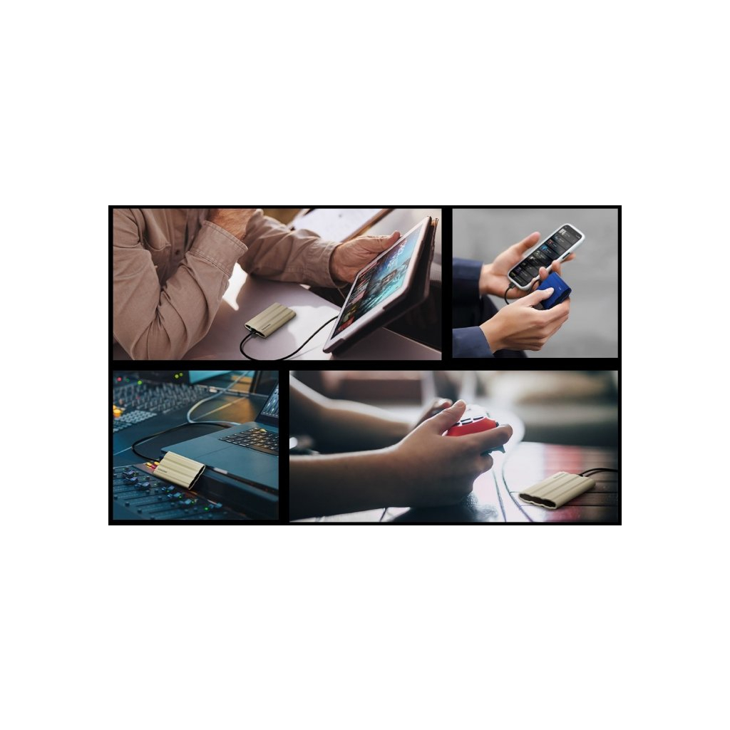 Накопичувач SSD USB 3.2 1TB T7 Shield Samsung (MU-PE1T0K/EU) - изображение 8