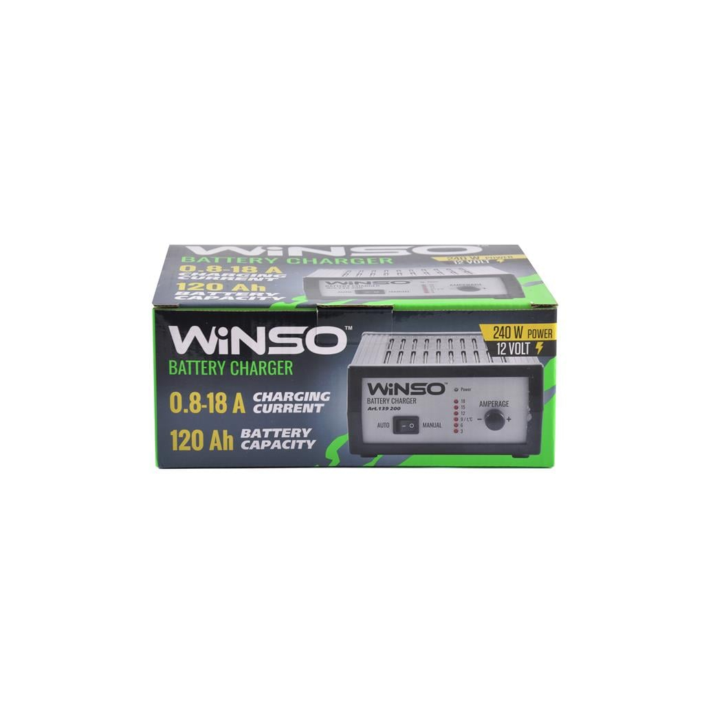 Зарядний пристрій для автомобільного акумулятора WINSO 139200 - зображення 3