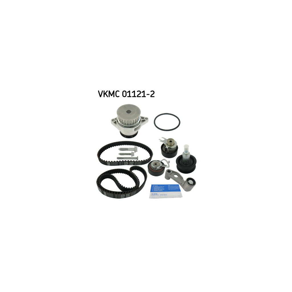 Комплект ременя ГРМ з помпой SKF VKMC 01121-2 - зображення 1