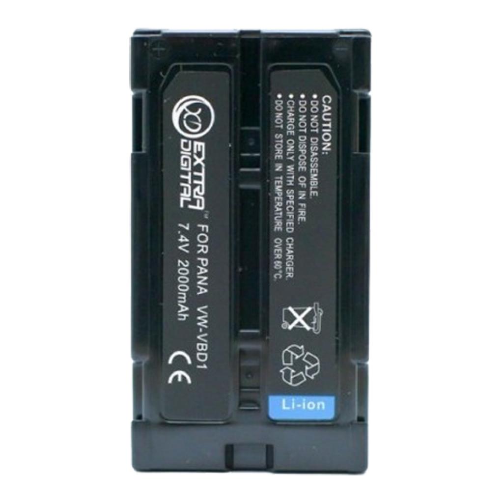 Акумулятор до фото/відео Extradigital Panasonic VW-VBD1, BN-V812 (DV00DV1324) - зображення 1