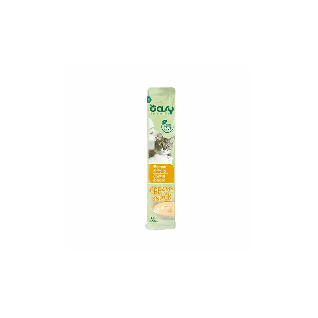 Ласощі для котів OASY Сreamy Курка 60 г (8054329510704) - зображення 2