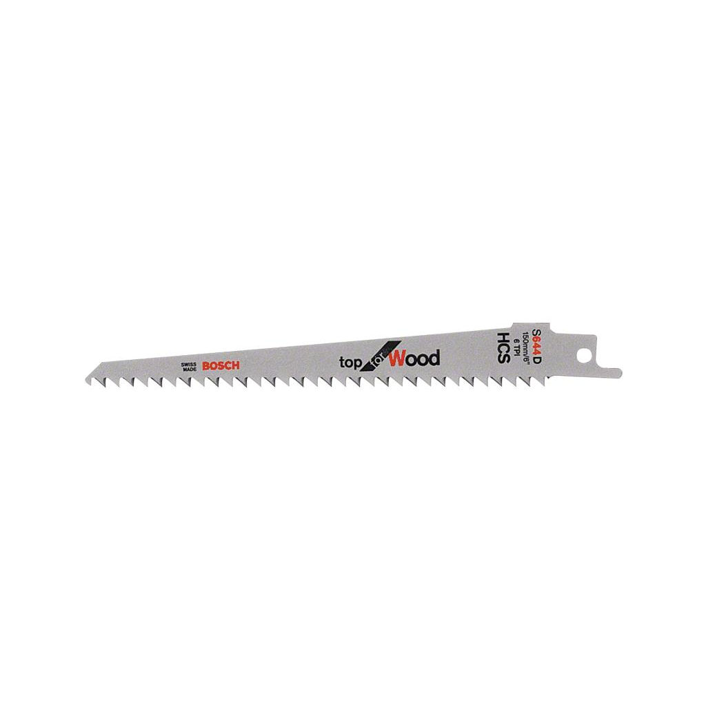Полотно Bosch пильне шабельне S 644 D Top for Wood, 5шт (2.608.650.673) - зображення 1