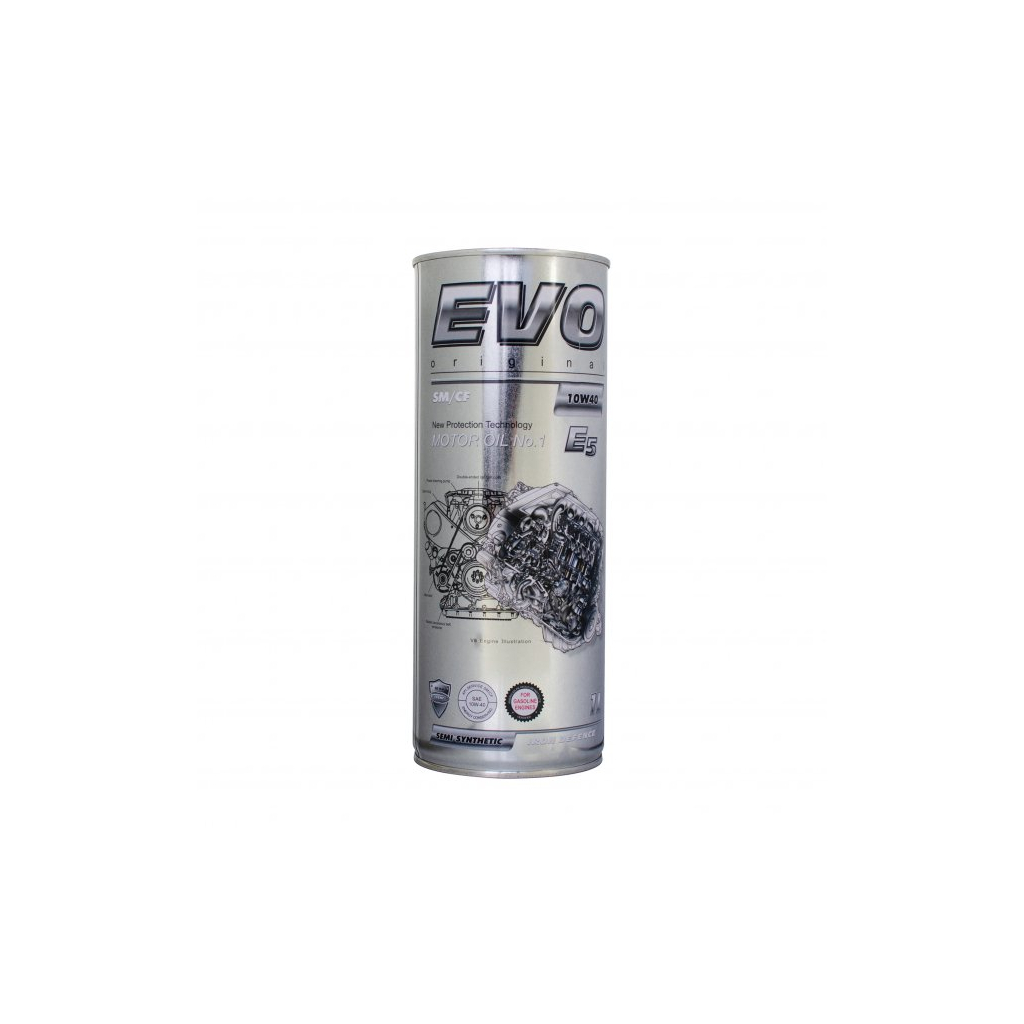 Моторна олива EVO E5 10W-40 SM/CF 1L (E5 1L 10W-40) - зображення 1