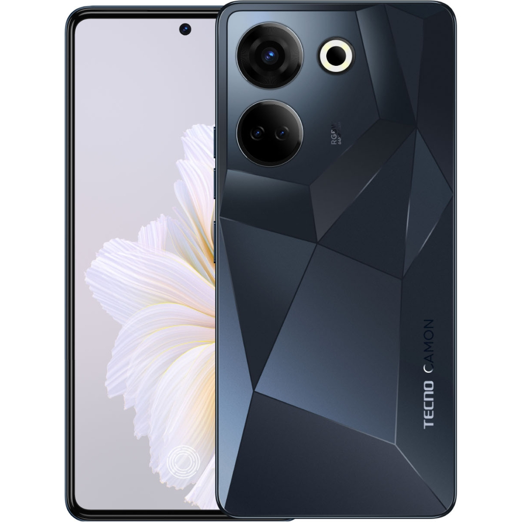 Мобільний телефон Tecno CK7n (Camon 20 Pro 8/256Gb) Predawn Black (4895180799792) - зображення 1