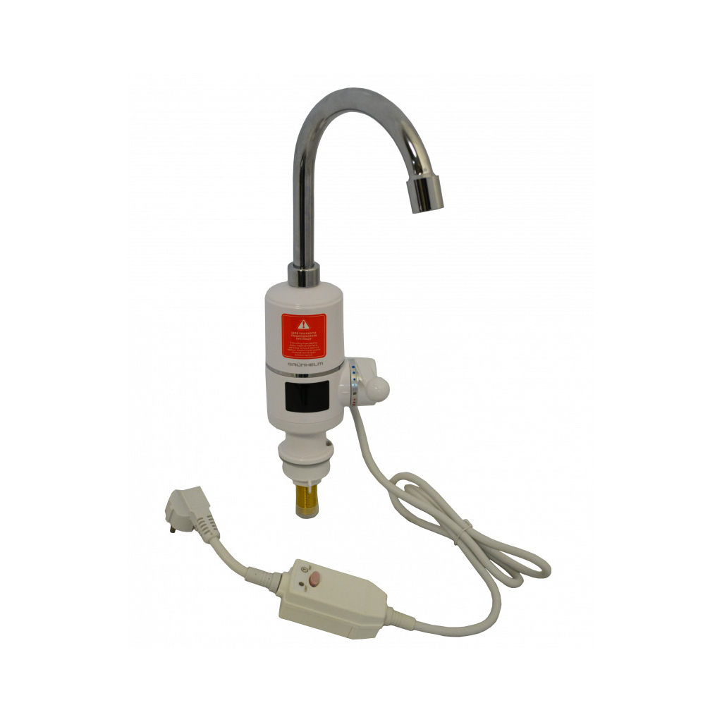 Проточний водонагрівач Grunhelm EWH-1X-3F-LED - зображення 1