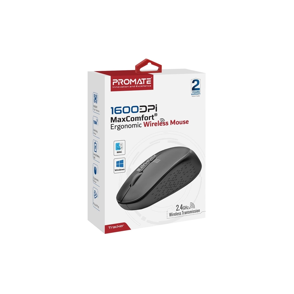 Мишка Promate Tracker Wireless Black (tracker.black) - зображення 2