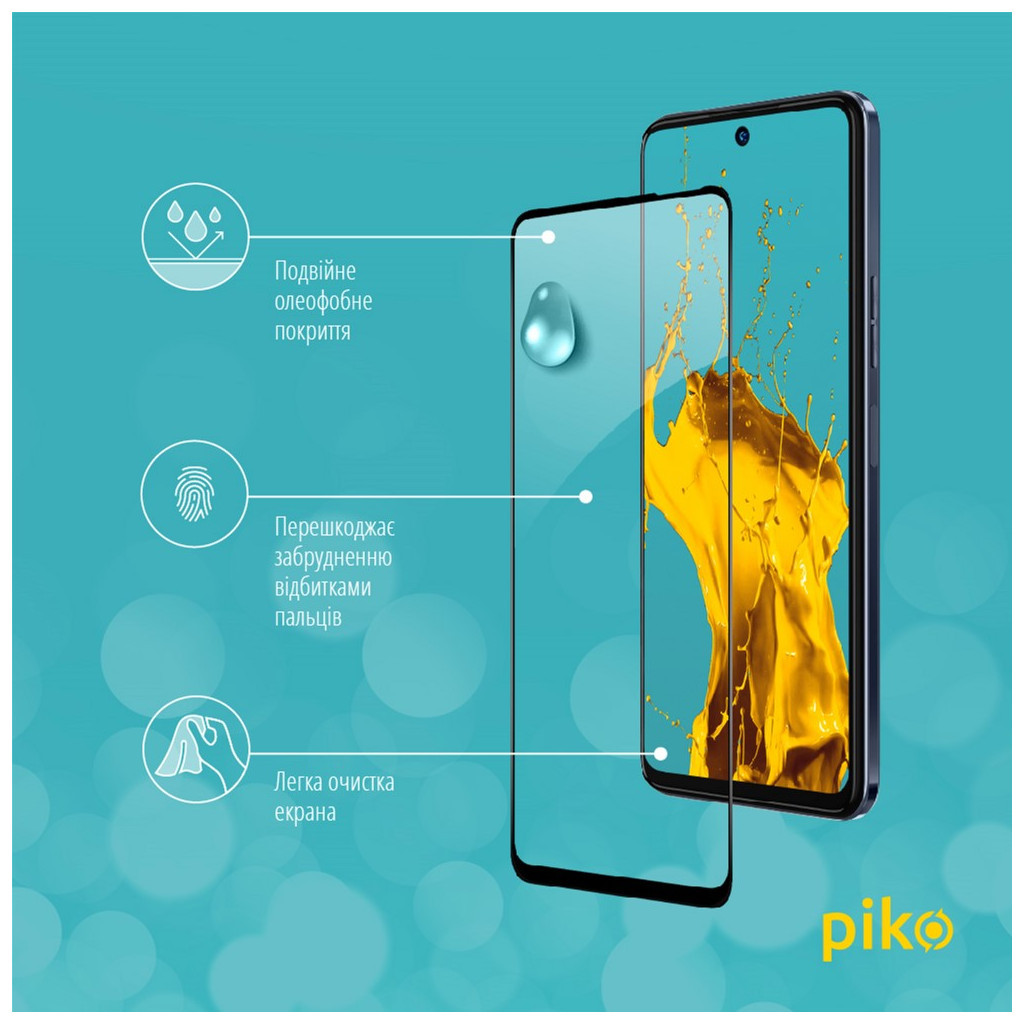 Скло захисне Piko Full Glue Tecno Camon 18 (1283126529153) - зображення 5