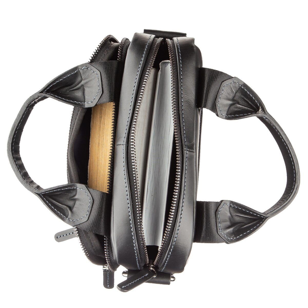 Сумка Shvigel У гладкій шкірі Чорна (11184) - зображення 6