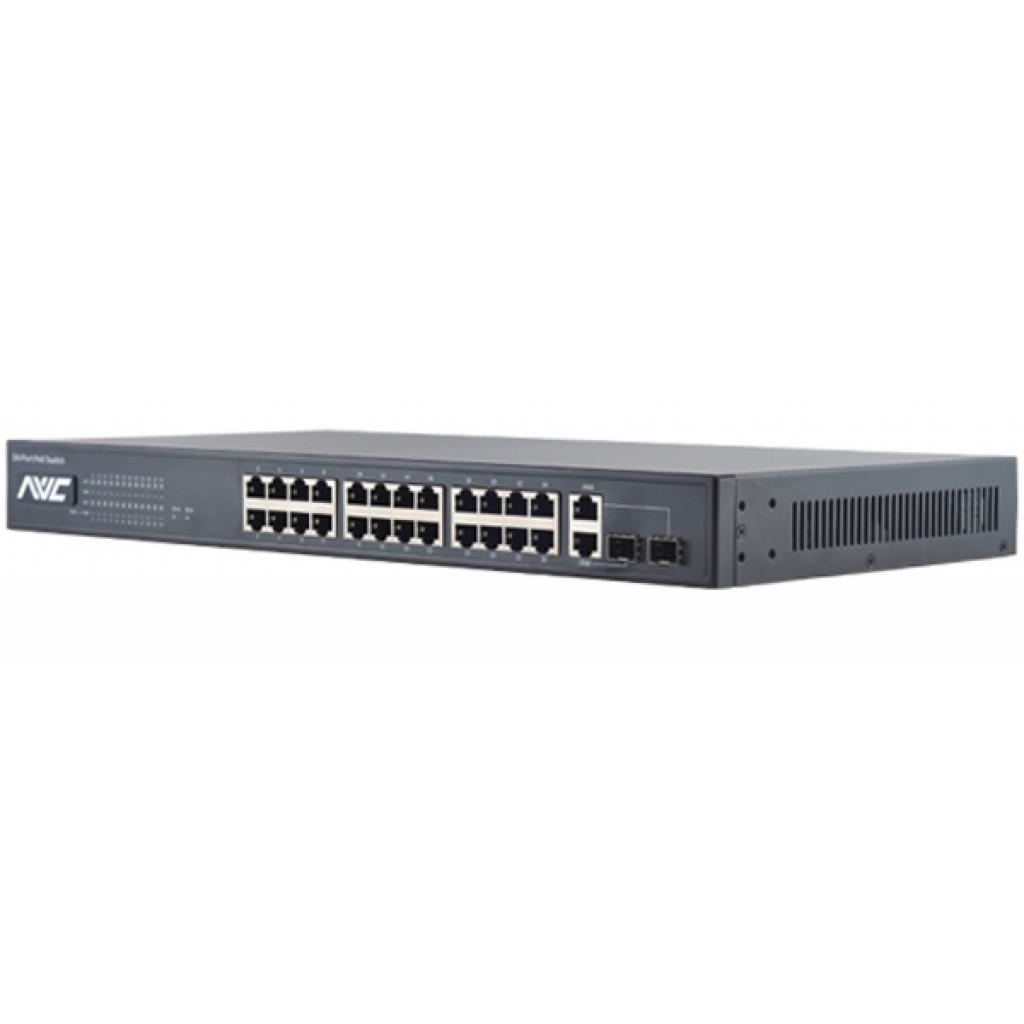 Комутатор мережевий NVC NVC-2624GSR - зображення 2