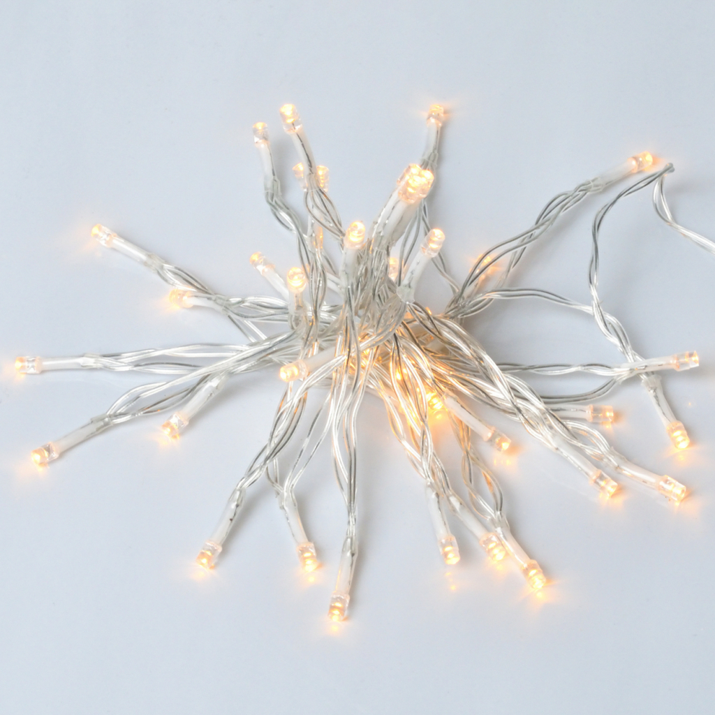 Гірлянда YES! Fun Нитка 41 LED Жовта 2.8 м статична На батарейках (975055) - зображення 1