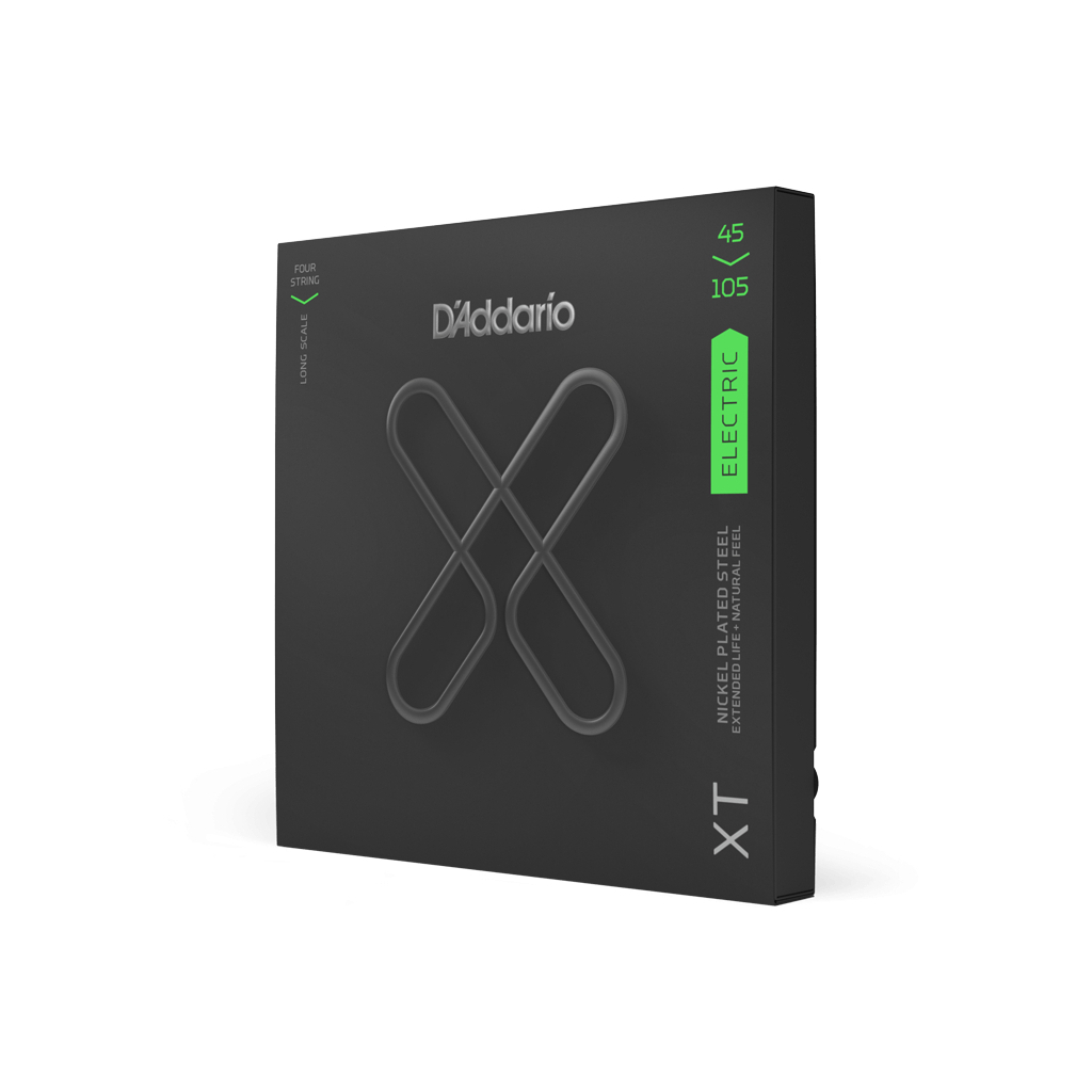 Струни для гітари D'Addario XT Bass Nickel Plated Steel Light Top / Medium Bottom (45-105) (XTB45105) - зображення 2