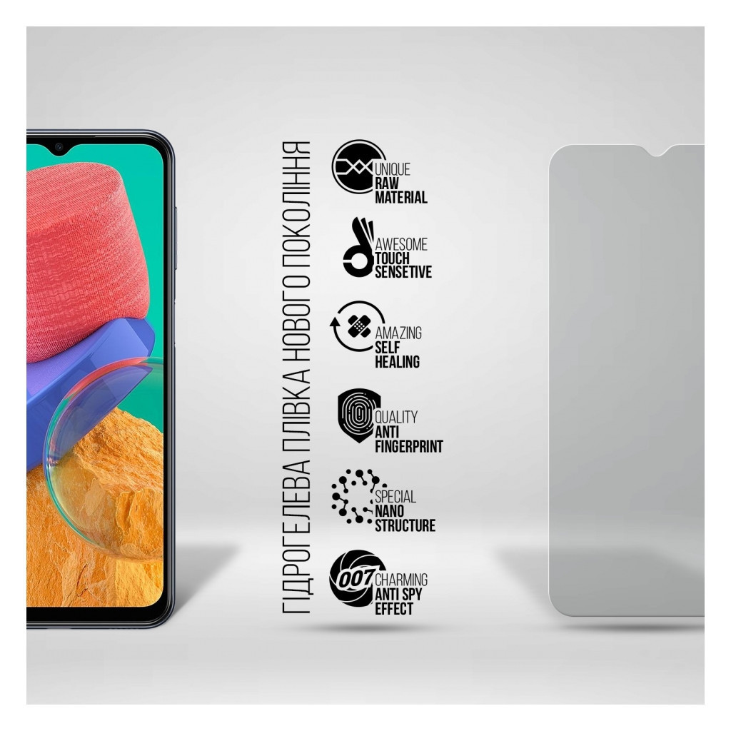 Плівка захисна Armorstandart Anti-spy Samsung M33 5G (M336) (ARM70021) - зображення 2