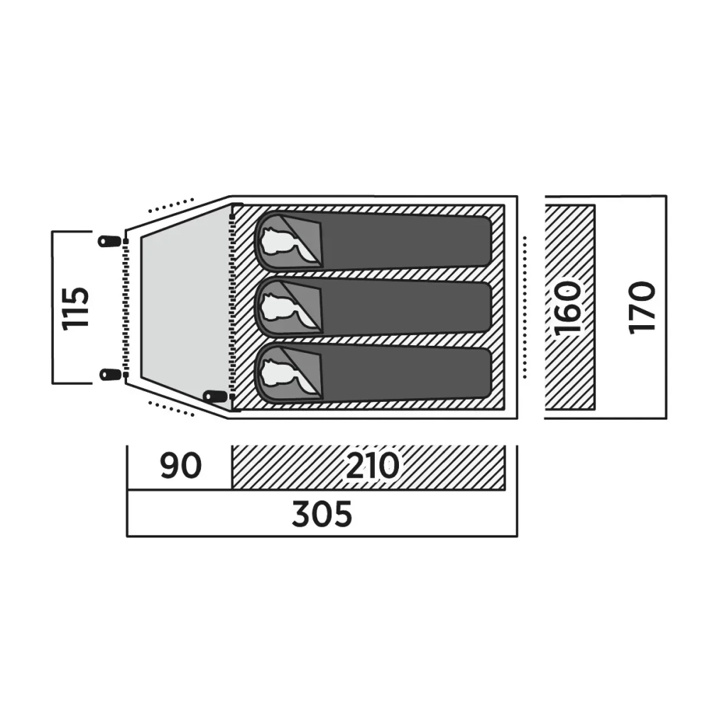 Намет Easy Camp Setesdal 3 (120477) (931548) - зображення 6