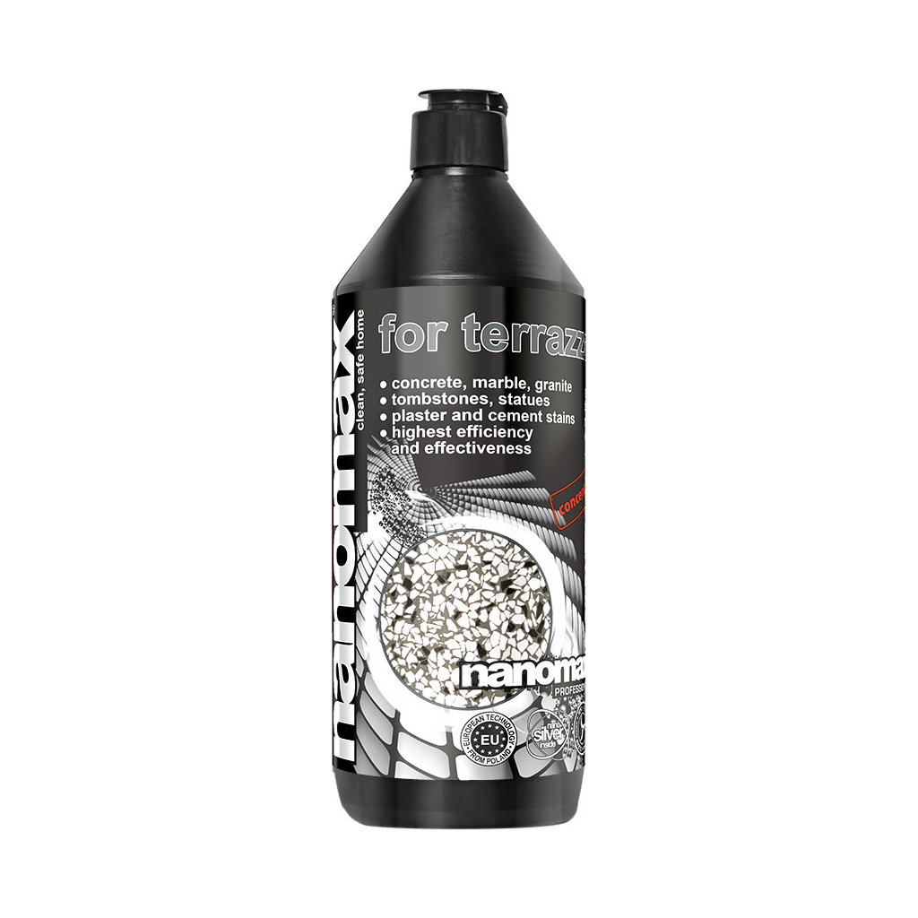 Засіб для миття підлоги Nanomax Pro Для поверхонь із каменю та тераццо 1000 мл (5901549955033) - изображение 1
