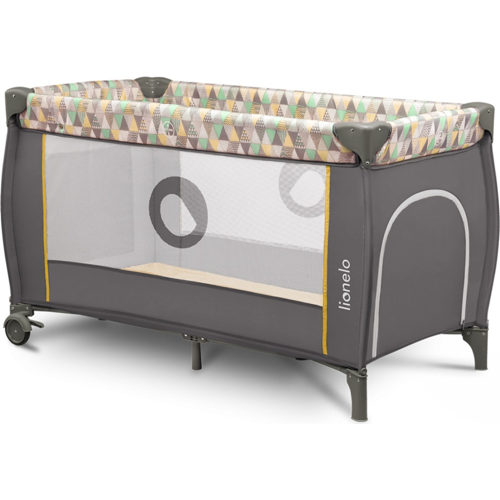 Дитячий манеж Lionelo Sven Plus Yellow Scandi (LO-SVEN PLUS YELLOW SCANDI) - зображення 4