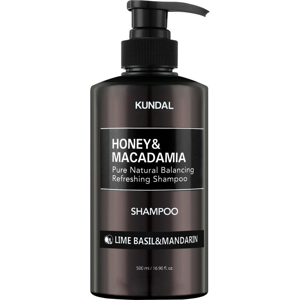 Шампунь Kundal Honey & Macadamia Nature Shampoo Lime Basil & Mandarin 500 мл (8809693259465) - зображення 1