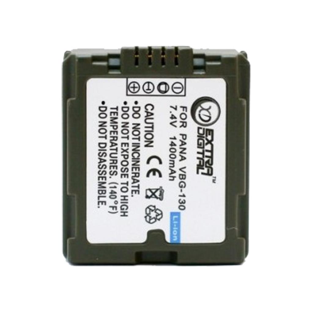 Акумулятор до фото/відео Extradigital Panasonic VW-VBG130 Chip (BDP2587) - зображення 1