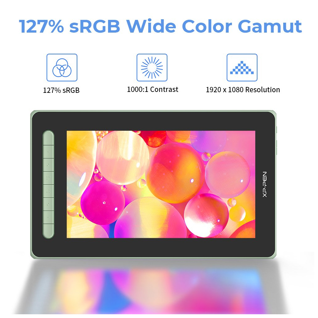 Планшет-монітор XP-Pen Artist 12 Pen Display (2nd Gen) Green (JPCD120FH_G) - зображення 6