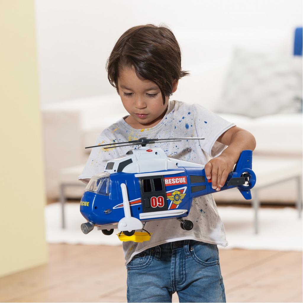 Спецтехніка Dickie Toys Гелікоптер Авіація з ношами (1137001) - зображення 5