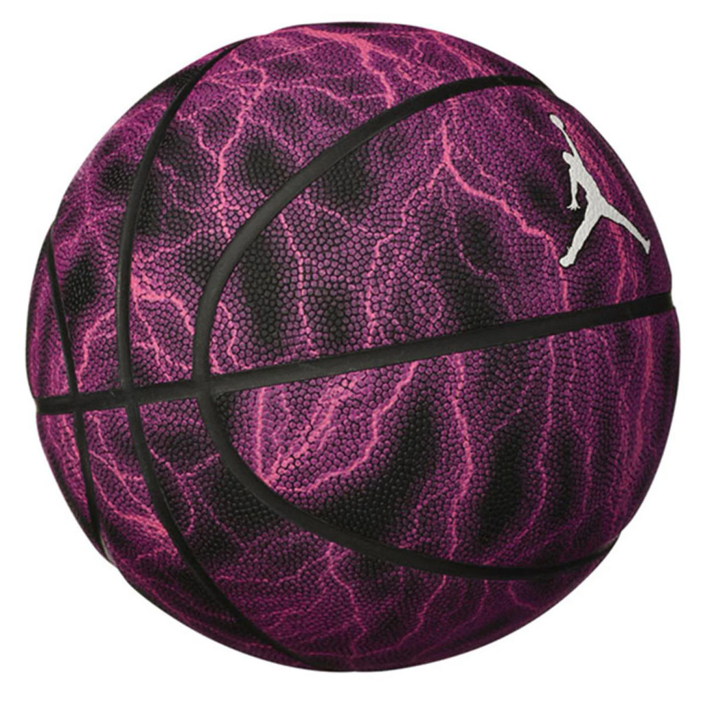 М'яч баскетбольний Nike Jordan Basketball 8P Energy Deflated рожевий, чорний, білий Уні 7 J.100.8735.625.07 (887791427601) - зображення 2
