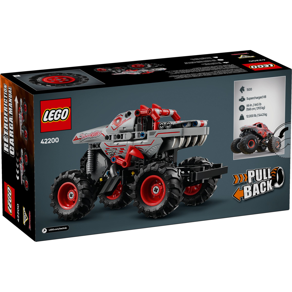 Конструктор LEGO Technic Monster Jam ThunderROARus з інерційним двигуном (42200) - зображення 6