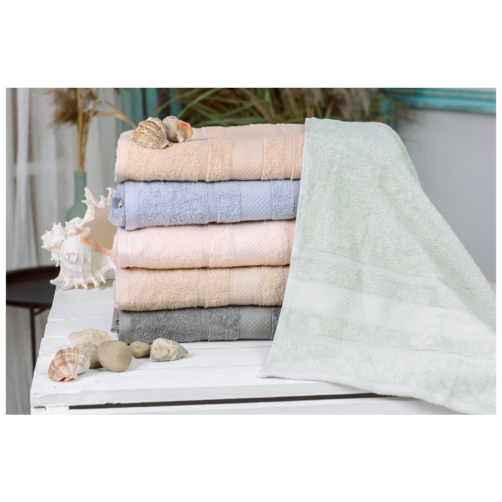 Рушник MirSon набір банний 5021 SoftNes Shine 50x90 см 6 шт (2200003180985) - зображення 2