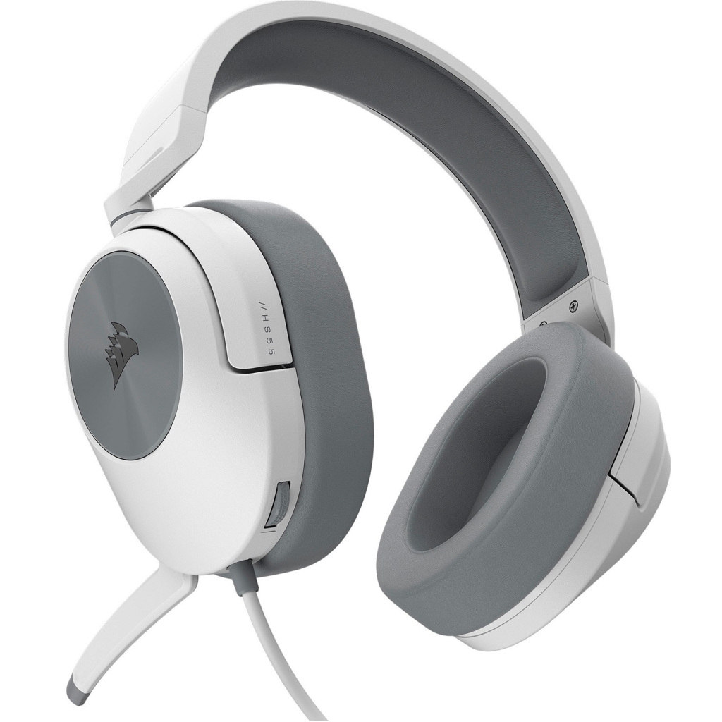 Навушники Corsair HS55 Surround Headset White (CA-9011266-EU) - зображення 4