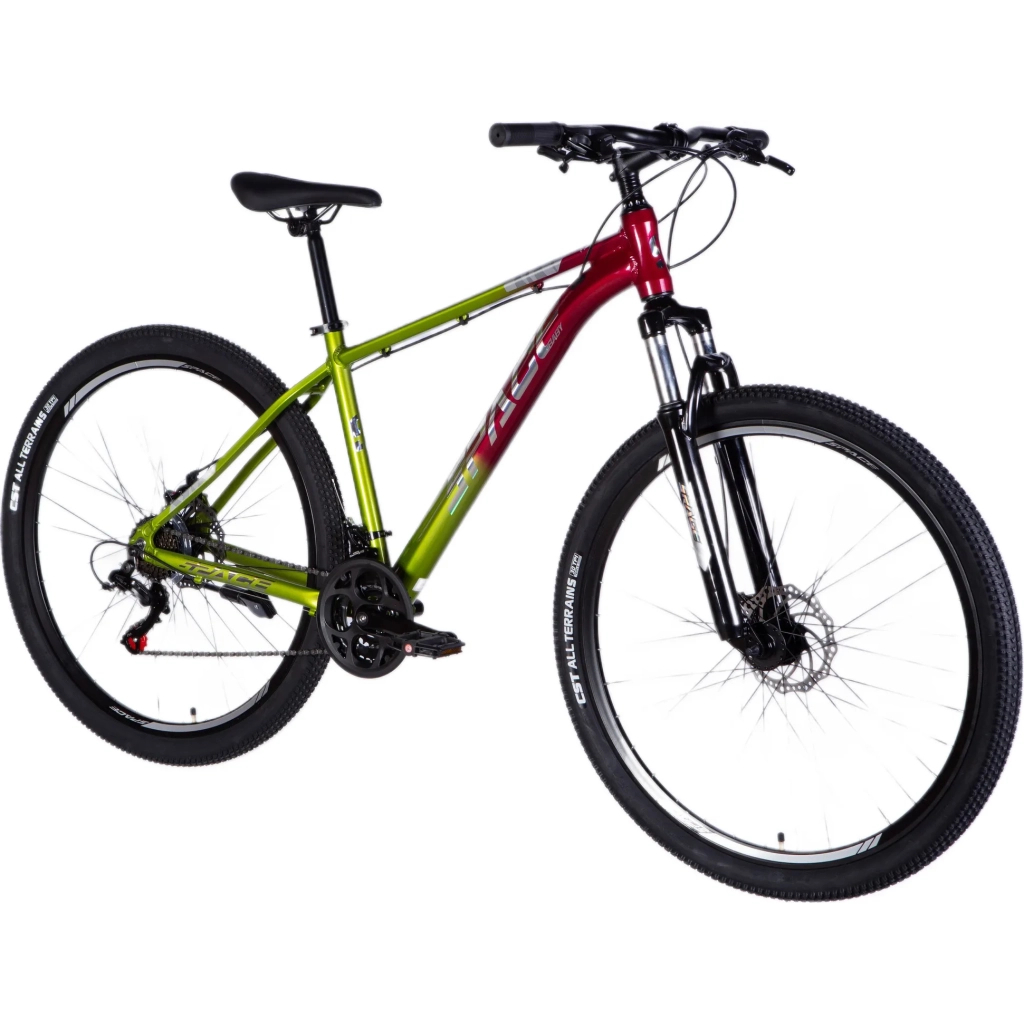 Велосипед Space 27.5" Phaeton AM DD рама-17" Al зелено-рожевий 2025 (OPS-SP-27.5-033) - зображення 2