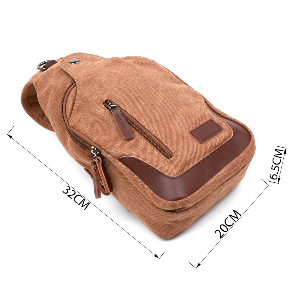 Сумка Vintage Чоловіча через плече Коричнева (20389) - зображення 3