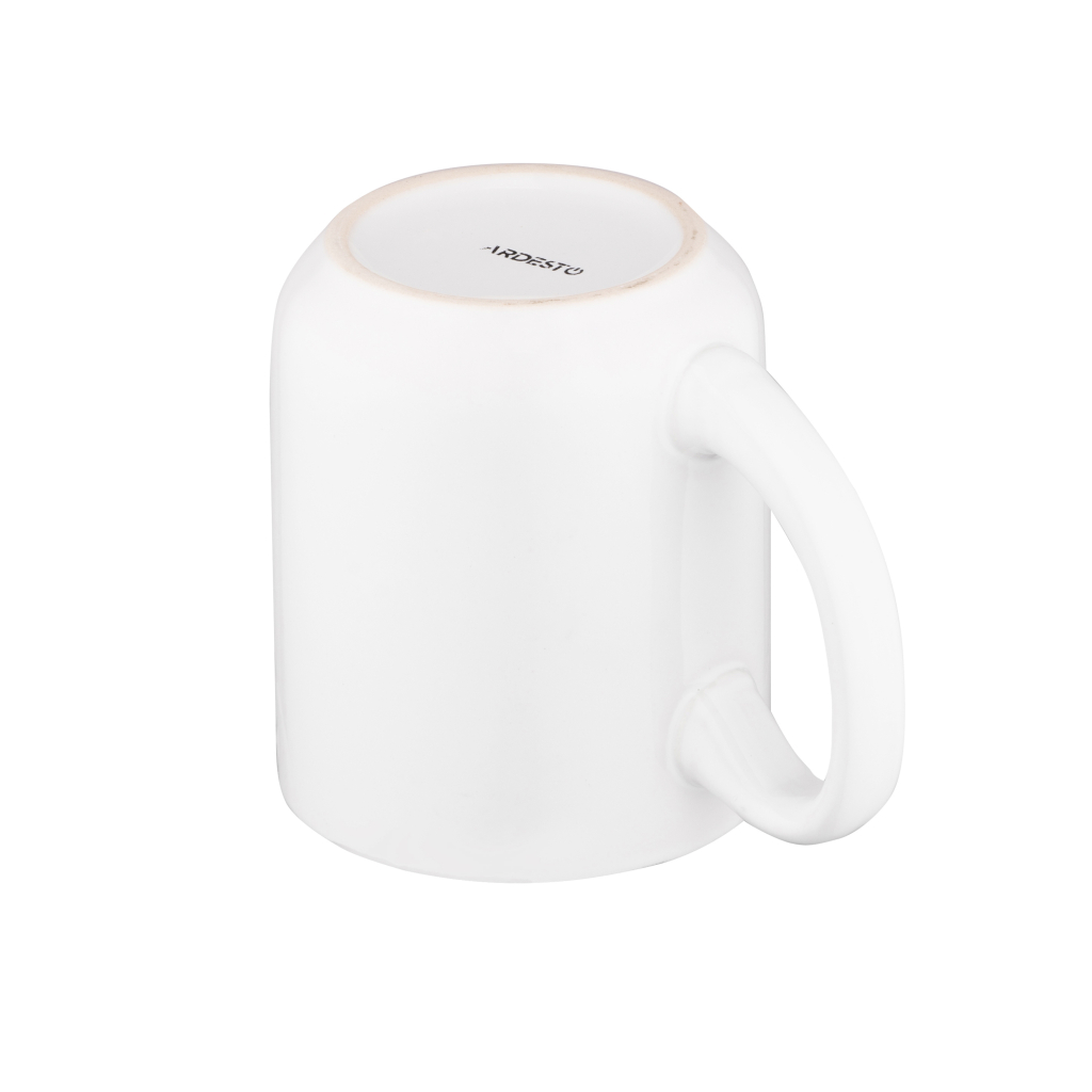 Чашка Ardesto Corgi, 380мл, кераміка, біло-сірий (AR3054) - зображення 5