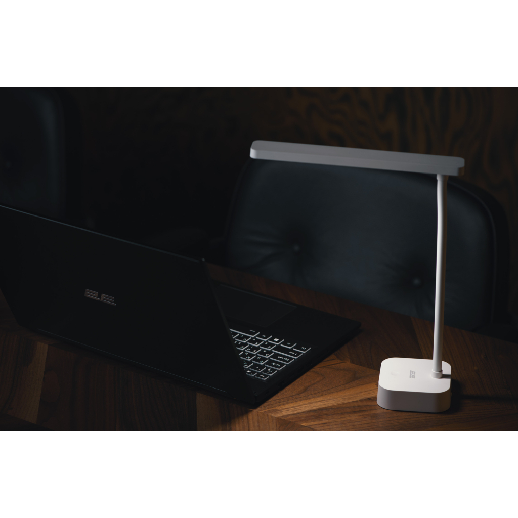 Настільна лампа 2E 5Вт 5000K 1200мАг USB-A без БЖ білий (2E-DL1220) - зображення 10
