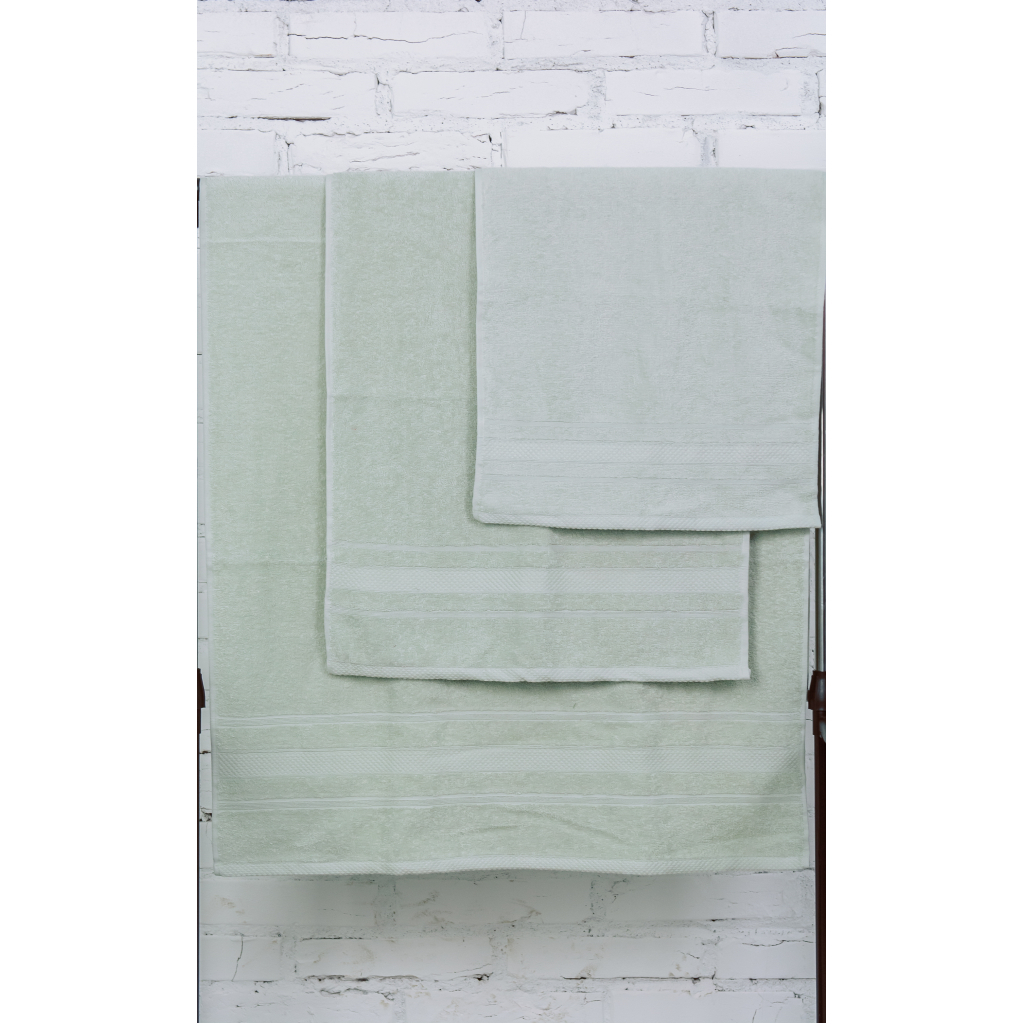 Рушник MirSon набір банних 5078 Elite SoftNess Menthol 50х90, 70х140, 100х150 (2200003960983) - зображення 3