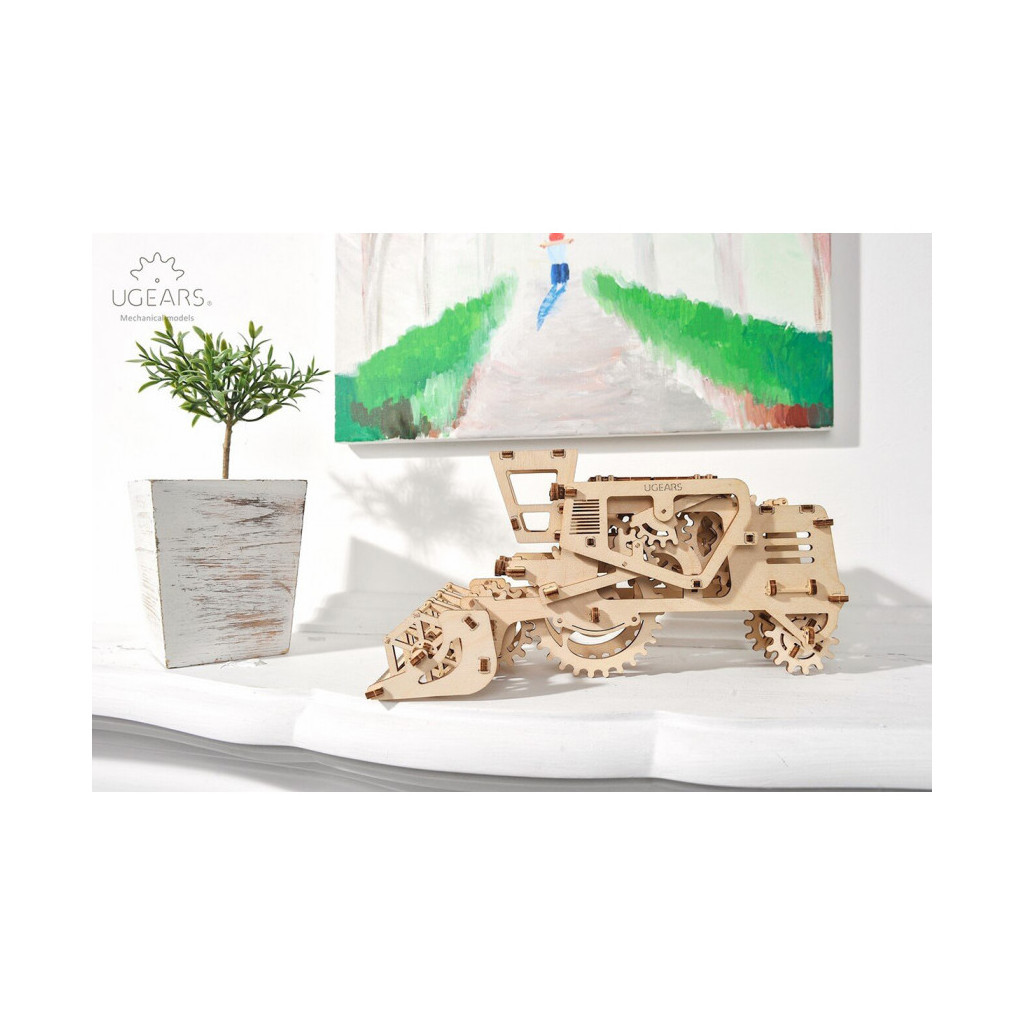 Конструктор Ugears Комбайн (6075906) - зображення 4