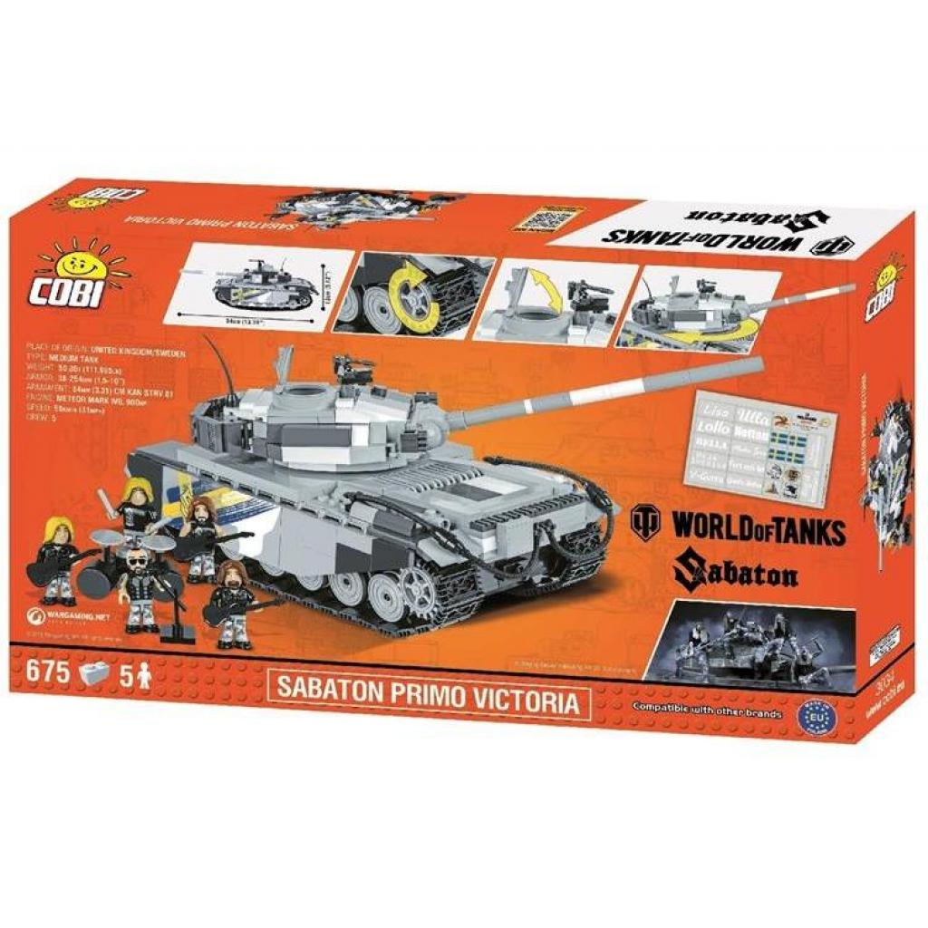 Конструктор Cobi World Of Tanks Сабатон Прімо Вікторія (5902251030346) - зображення 8