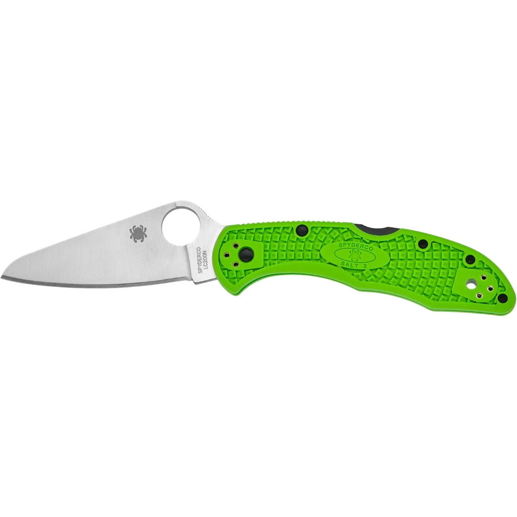 Ніж Spyderco Salt 2 Plainedge LC200N green (C88FPGR2) - зображення 1