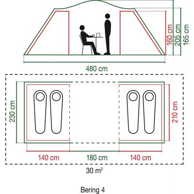 Намет Coleman Bering 4 (3138522079505) - зображення 7