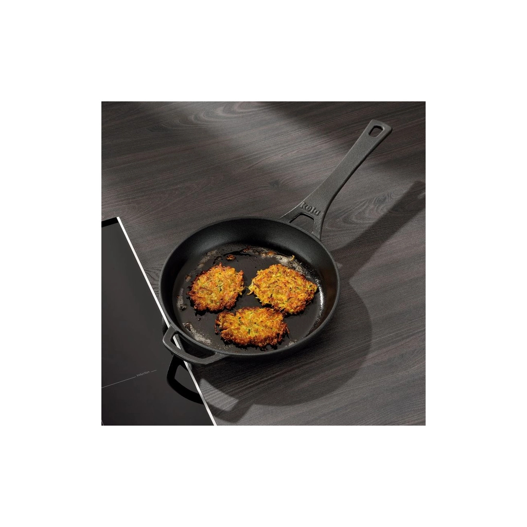 Сковорода Kela Calido чавунна 28 см Чорна (12478) - зображення 2