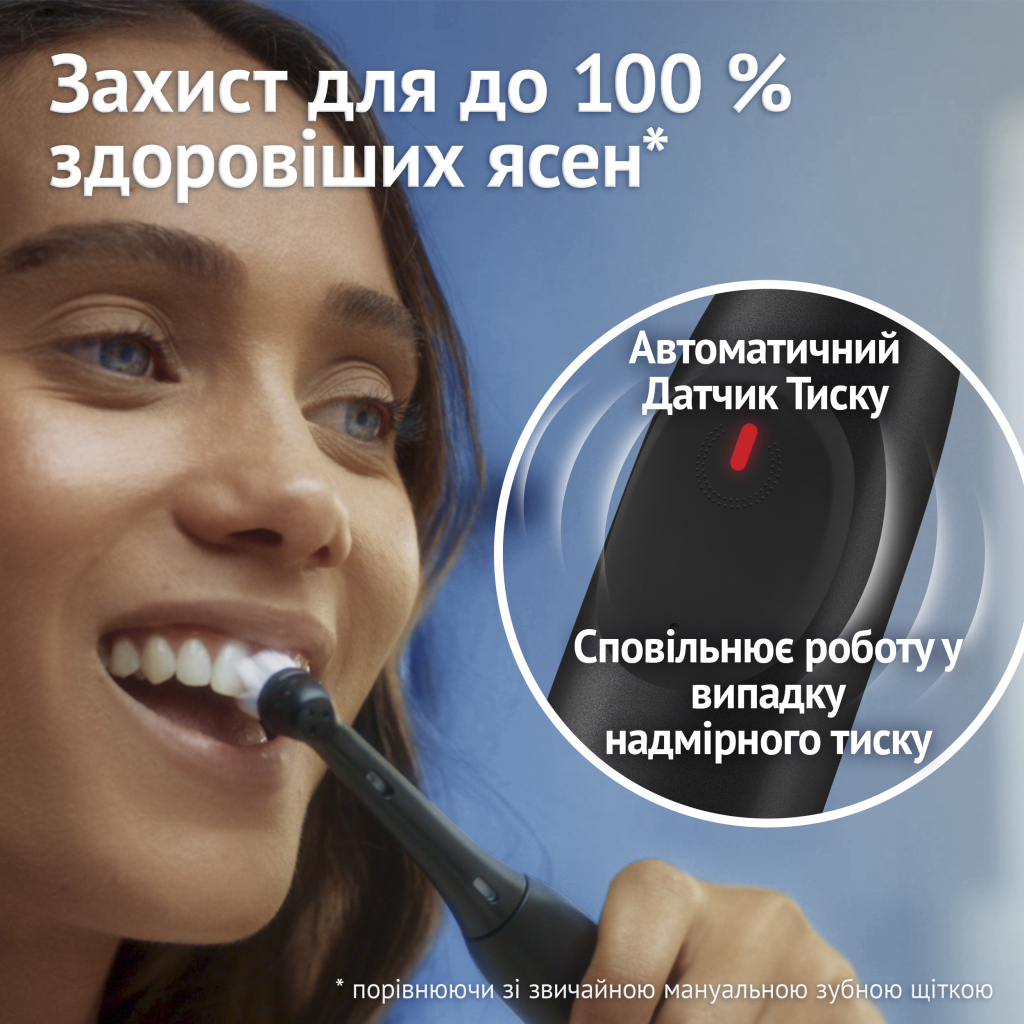 Електрична зубна щітка Oral-B iO2 Series Night Black - зображення 4
