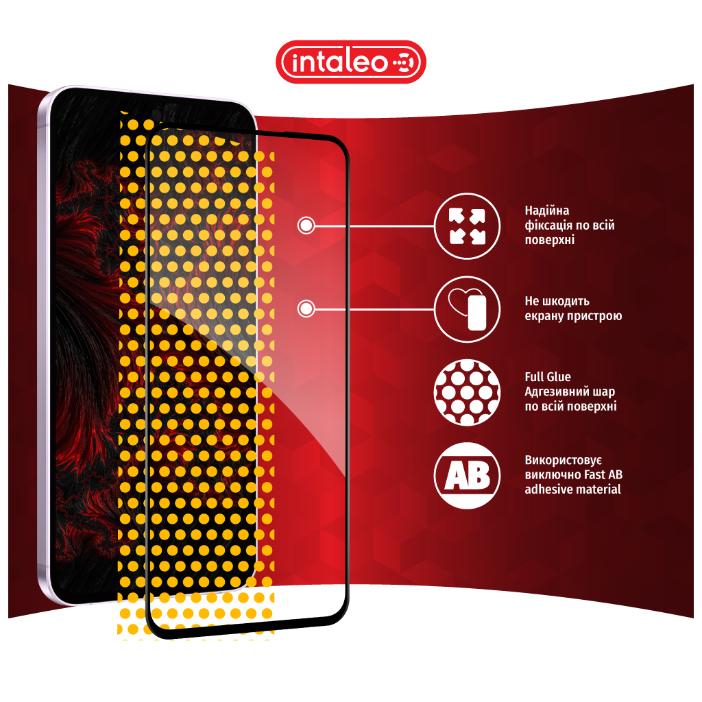 Скло захисне Intaleo Full Glue Samsung A36 Black (1283126608124) - зображення 7