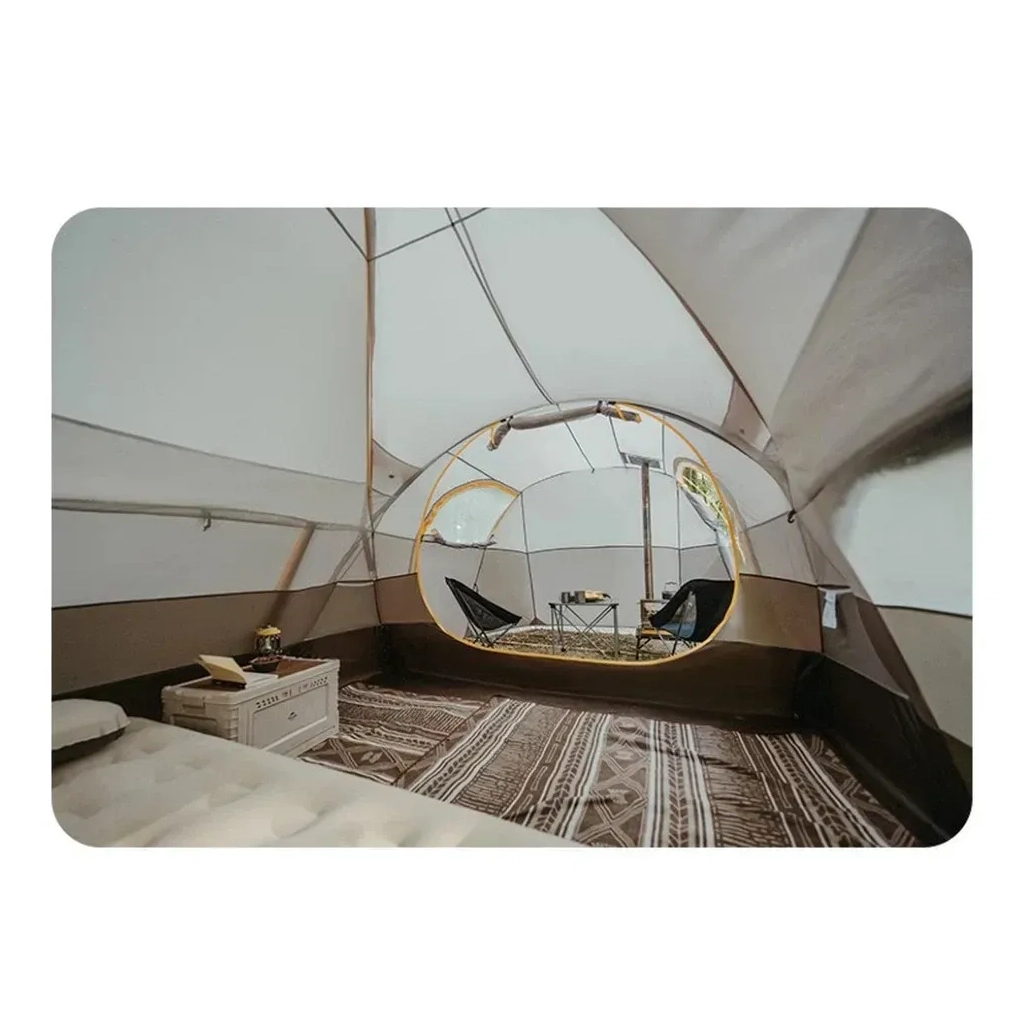 Намет Naturehike шестимісний KOTA 6, CNK2450WS031, 75D, світло-коричневий (6927595760666) - зображення 3