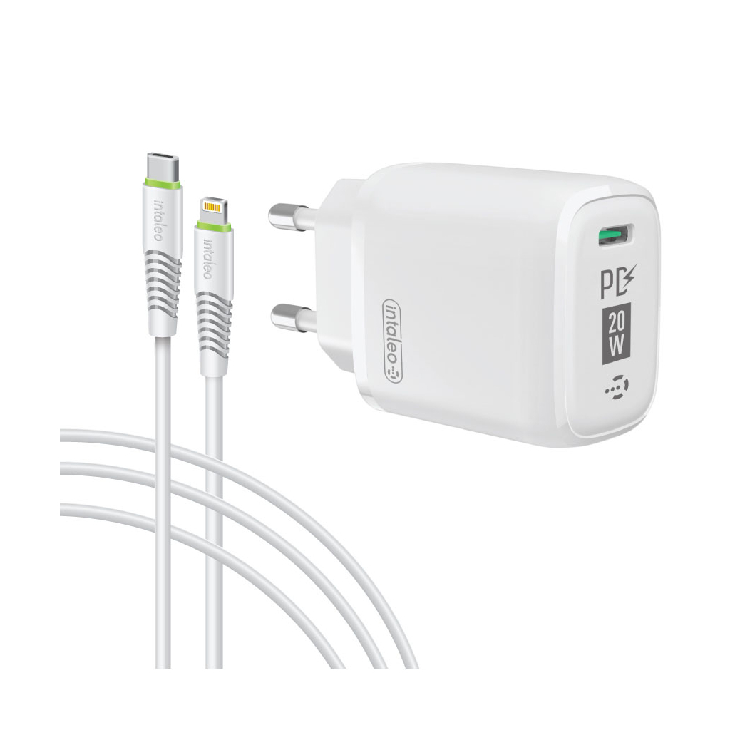 Зарядний пристрій Intaleo TCGQPD120L (1283126510007) - зображення 1