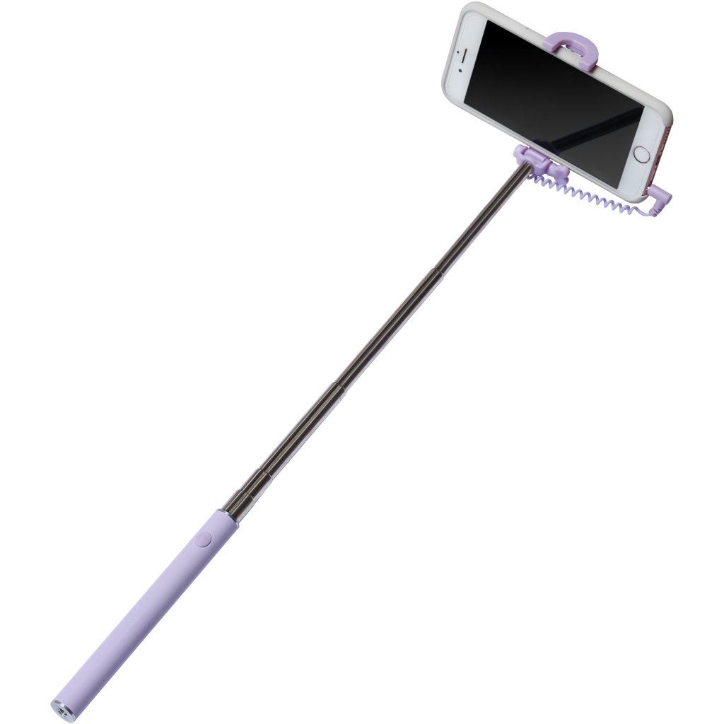 Монопод для селфі Grand-X Elegant 3,5 U-кріплення, бузковий (E3UPR) - изображение 5