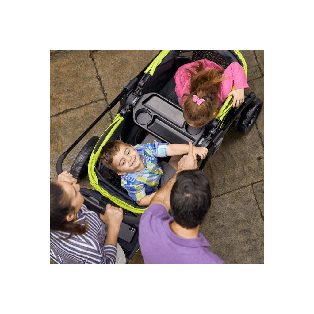 Коляска Evenflo Pivot Xplore All-Terrain Stroller Wagon - Wayfarer (032884198245) - зображення 7