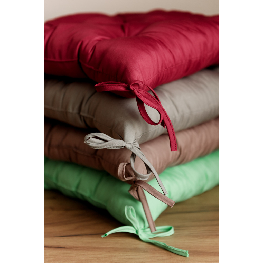 Подушка на стілець Прованс Фібра бордо 40х40 см (029611) - зображення 5