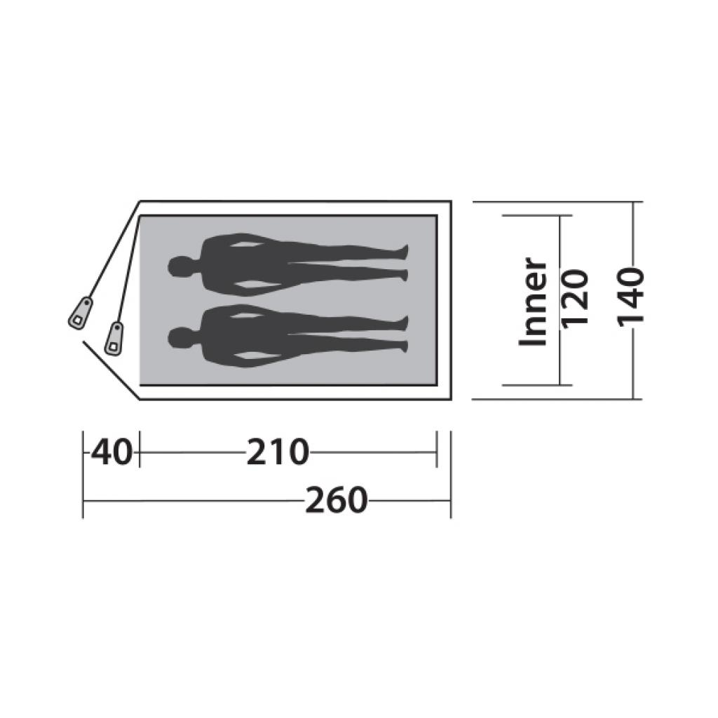Намет Easy Camp Meteor 200 Teal Green (928302) - зображення 3