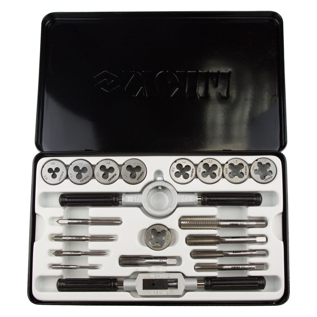 Набір мітчиків і плашок Sigma 20 предм., металевий кейс (1643111) - зображення 3